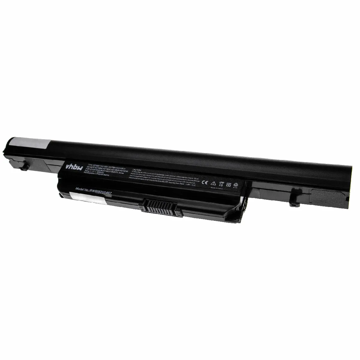 vhbw batterie compatible avec Acer Aspire 4820TG-432G50Mn, 4820TG-432G64MN, 4820TG-433G32MI laptop (5200mAh, 11.1V, Li-Polymère, noir)