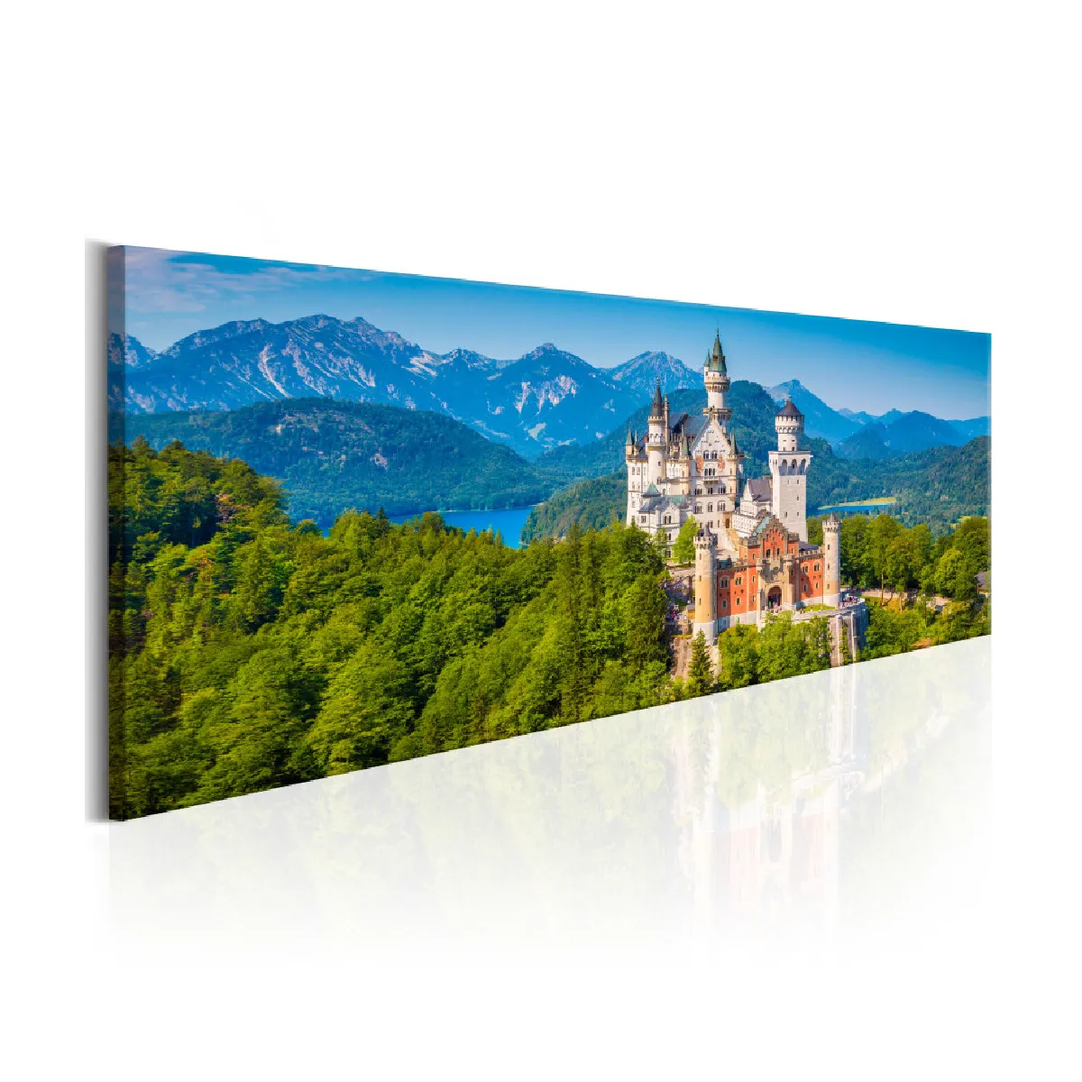 Tableau Magic Places : Neuschwanstein Castle 50 x 150 cm