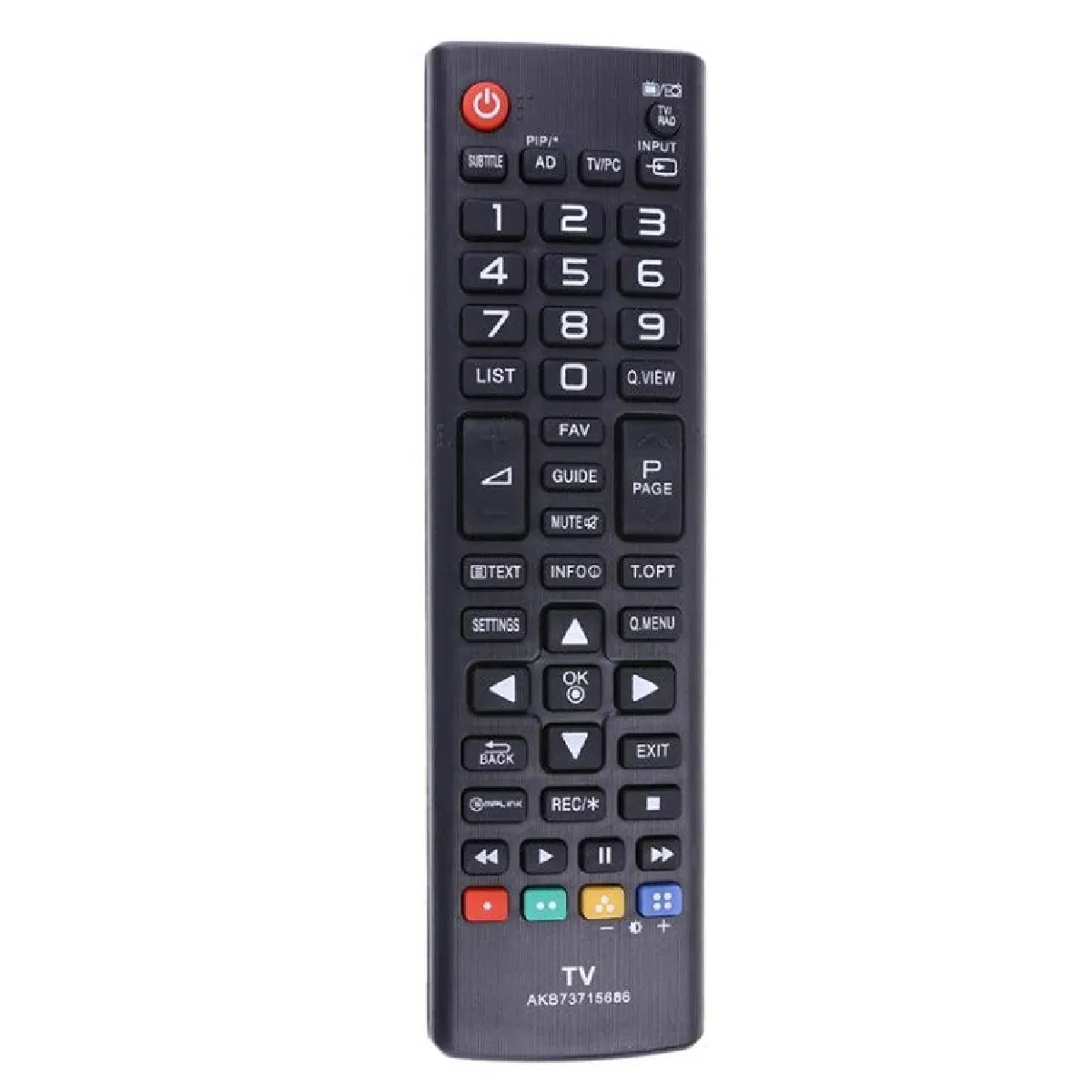 UTILISER pour LG AKB73715686 AKB73715690 pour la télécommande du téléviseur LG