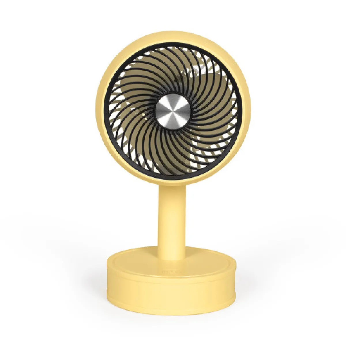 Mini-Ventilateur de Bureau design USB jaune