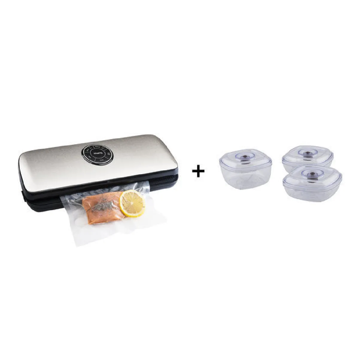 H.KOENIG SSV24+BX24 APPAREIL DE MISE SOUS VIDE ALIMENTAIRE + LOT DE 3 BOITES DE CONSERVATION