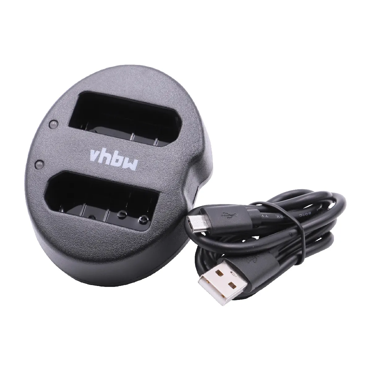 vhbw Micro USB Chargeur double pour appareil photo Nikon D3100, D3200, D3300, D5100, D5200, D5300, D5500