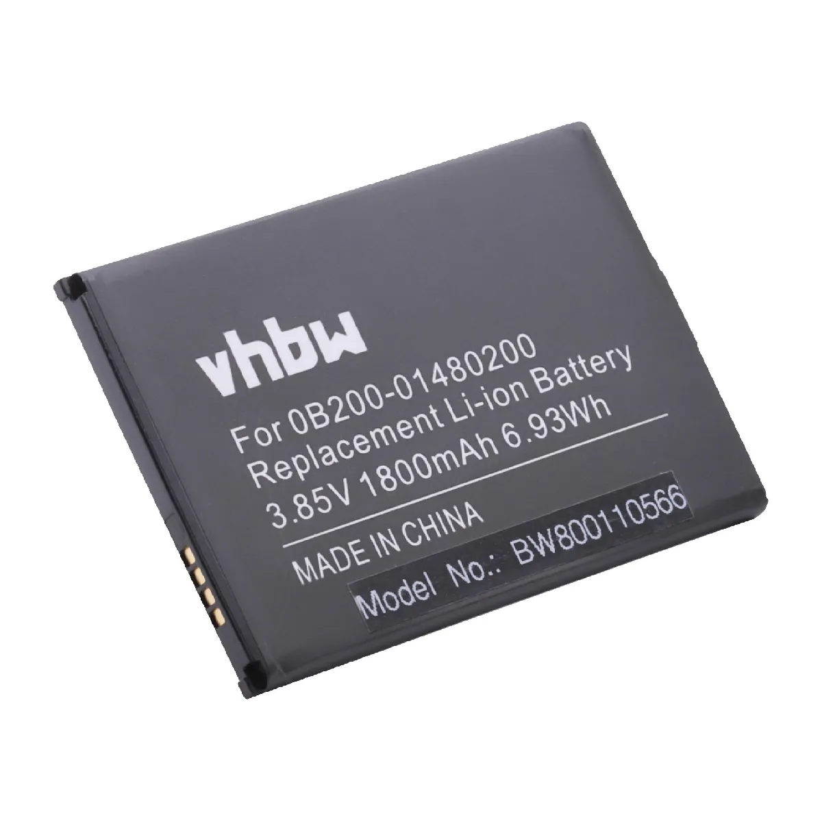 vhbw Li-Ion Batterie 1800mAh (3.7V) pour téléphone portable Smartphone Asus Zenfone 2 Laser ZE500KG, 2 Laser ZE500KL comme C11P1428