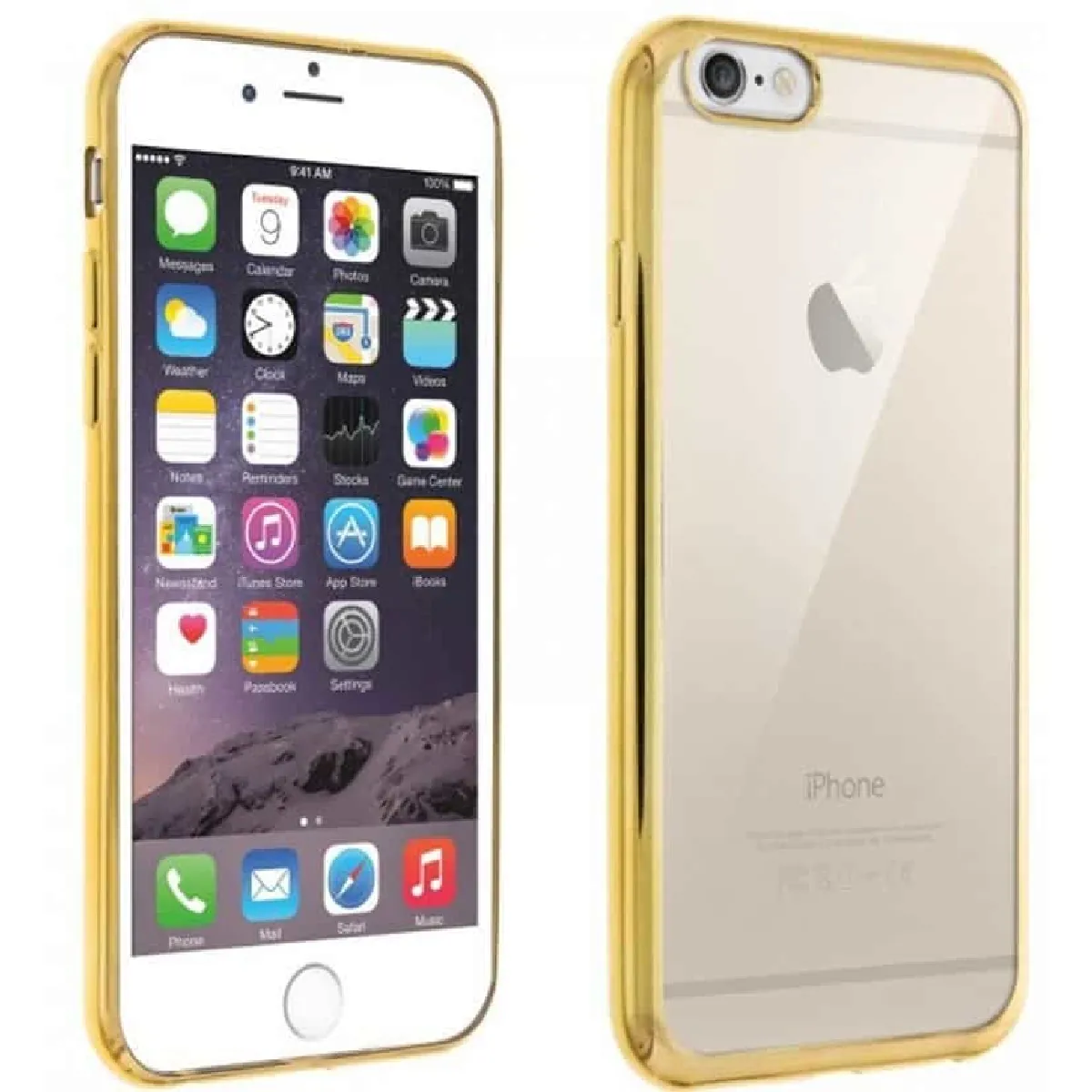 Coque souple iPhone 6(S Plus Contour Or