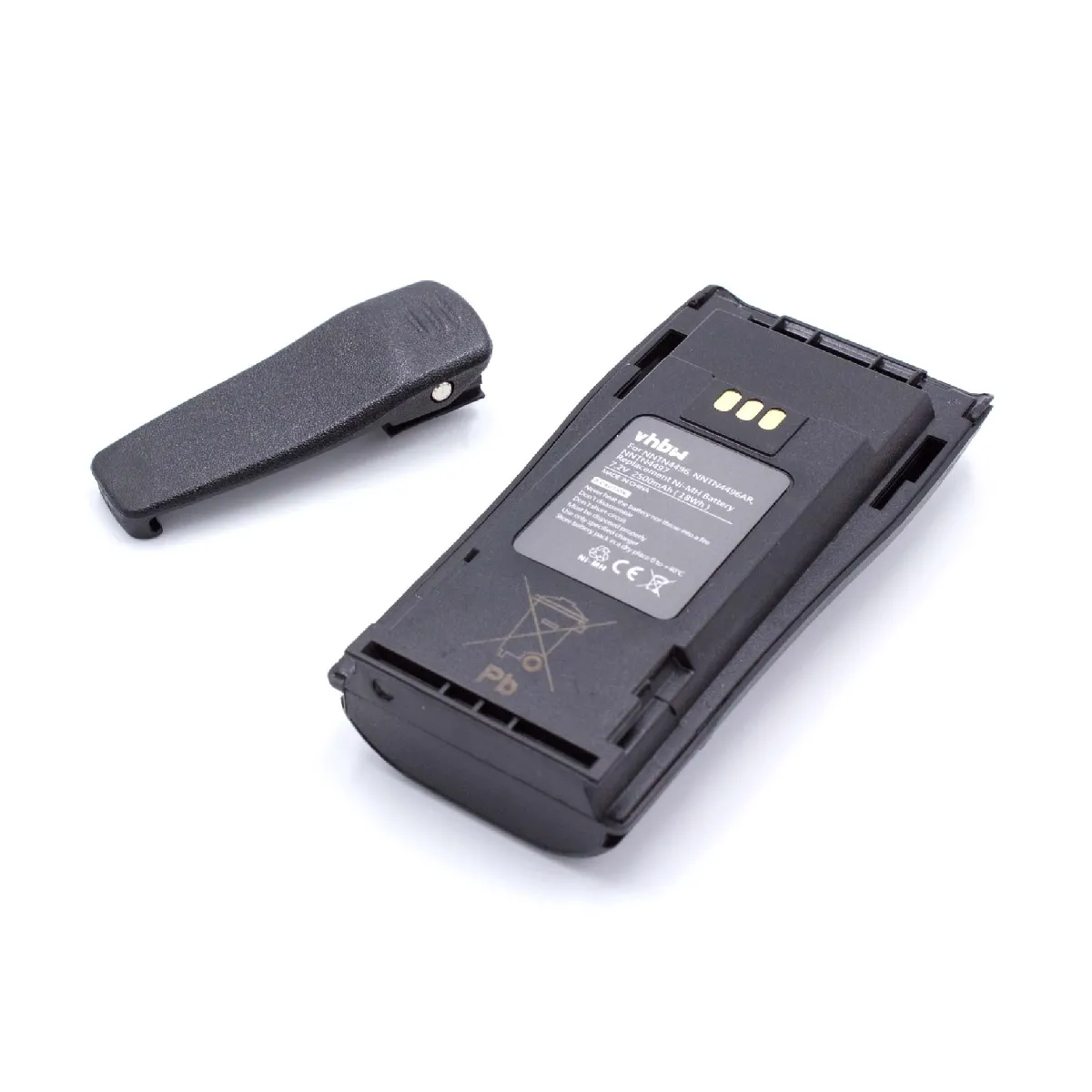 Batterie vhbw (7.2V) pour téléphone Motorola CP040 CP140 CP150 CP160 CP170 CP180 CP200 CP250 CP340 CP360 CP380 EP450 GP3188 GP3688 PM400 PR400.