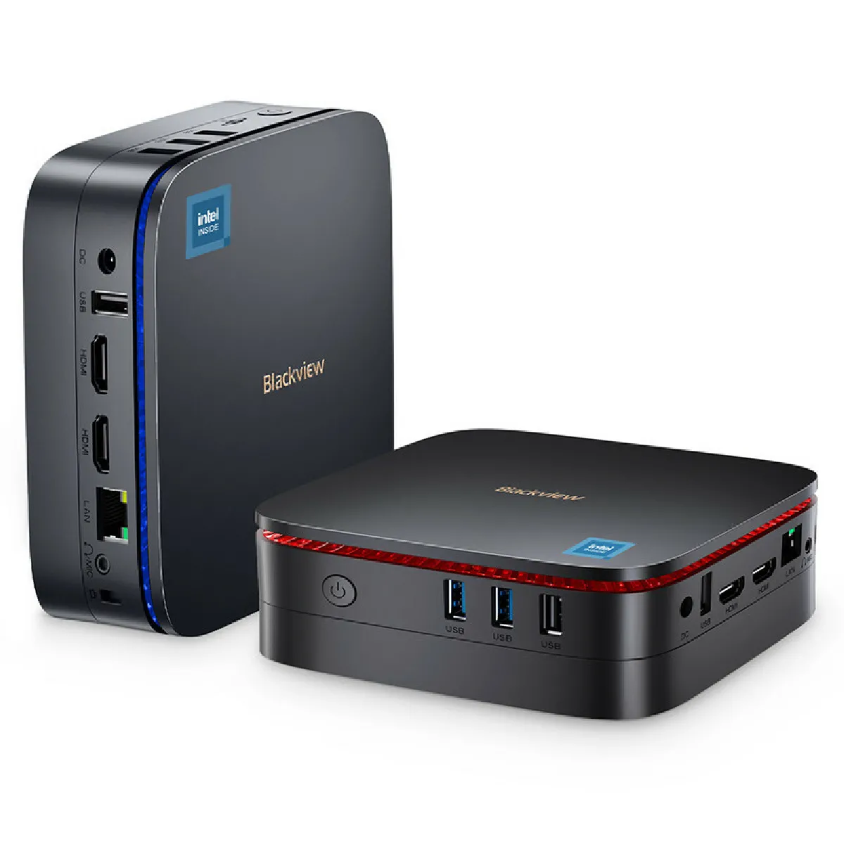 Blackview Mini PC, Intel N95 4 cœurs jusqu'à 3,4 GHz, 16 Go de RAM 1 To SSD, MP60