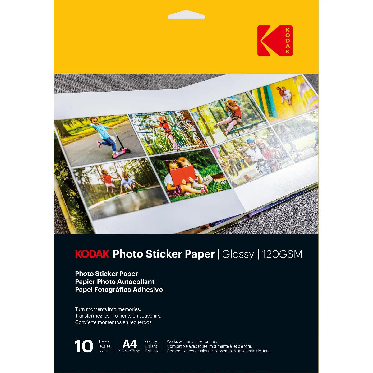 kodak-photo-sticker-paper-pack-de-10-feuilles-de-papier-photo-autocollant-format-21-x-29-7-cm-a4-finition-brillante-120-gsm-compatible-avec-imprimantes-jet-d-encre-blanco-0850033510645