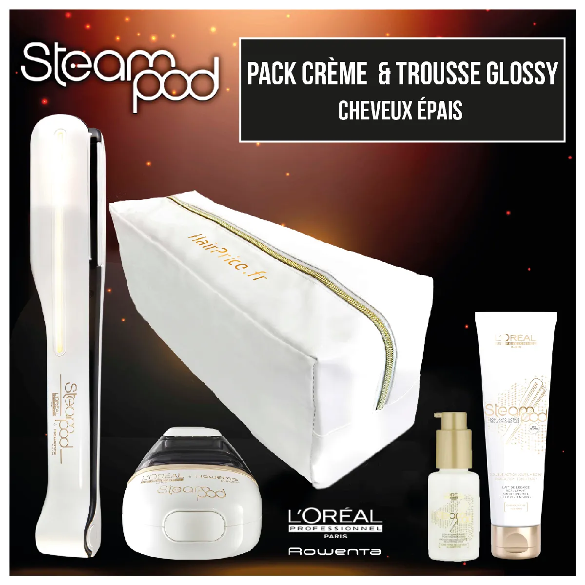 L'Oréal Professionnel - STeampod 2 + Sérum et Crème cheveux épais