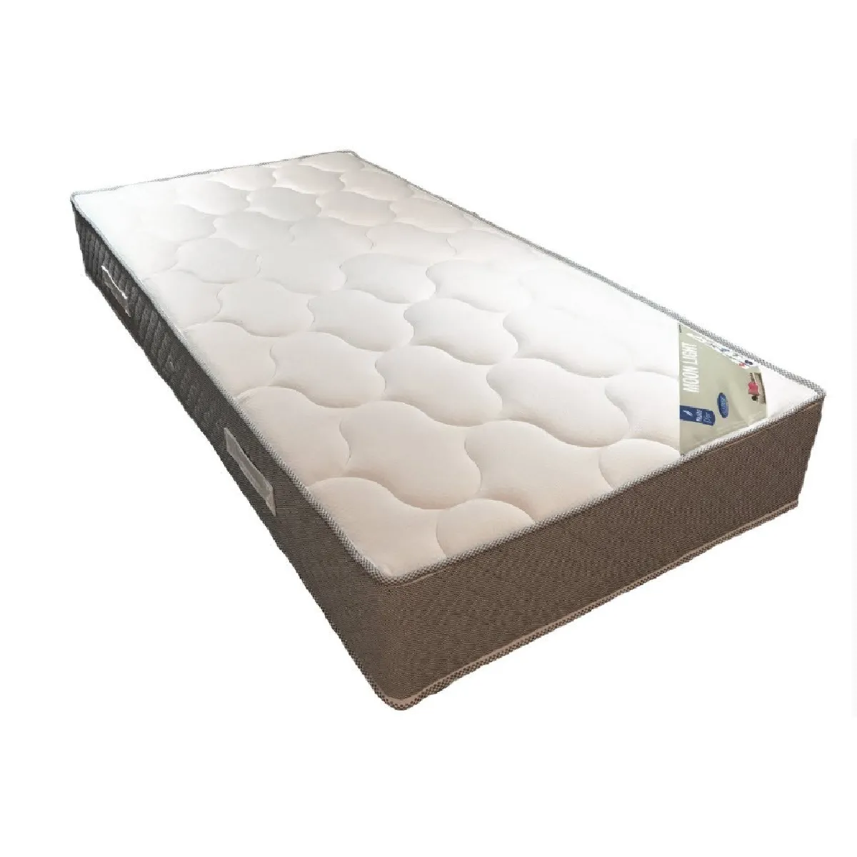 Matelas + Alèse 140x190 x 24,5 cm - Ferme - Mousse 35 Kg/m3 Haute Résilience - hypoallergénique