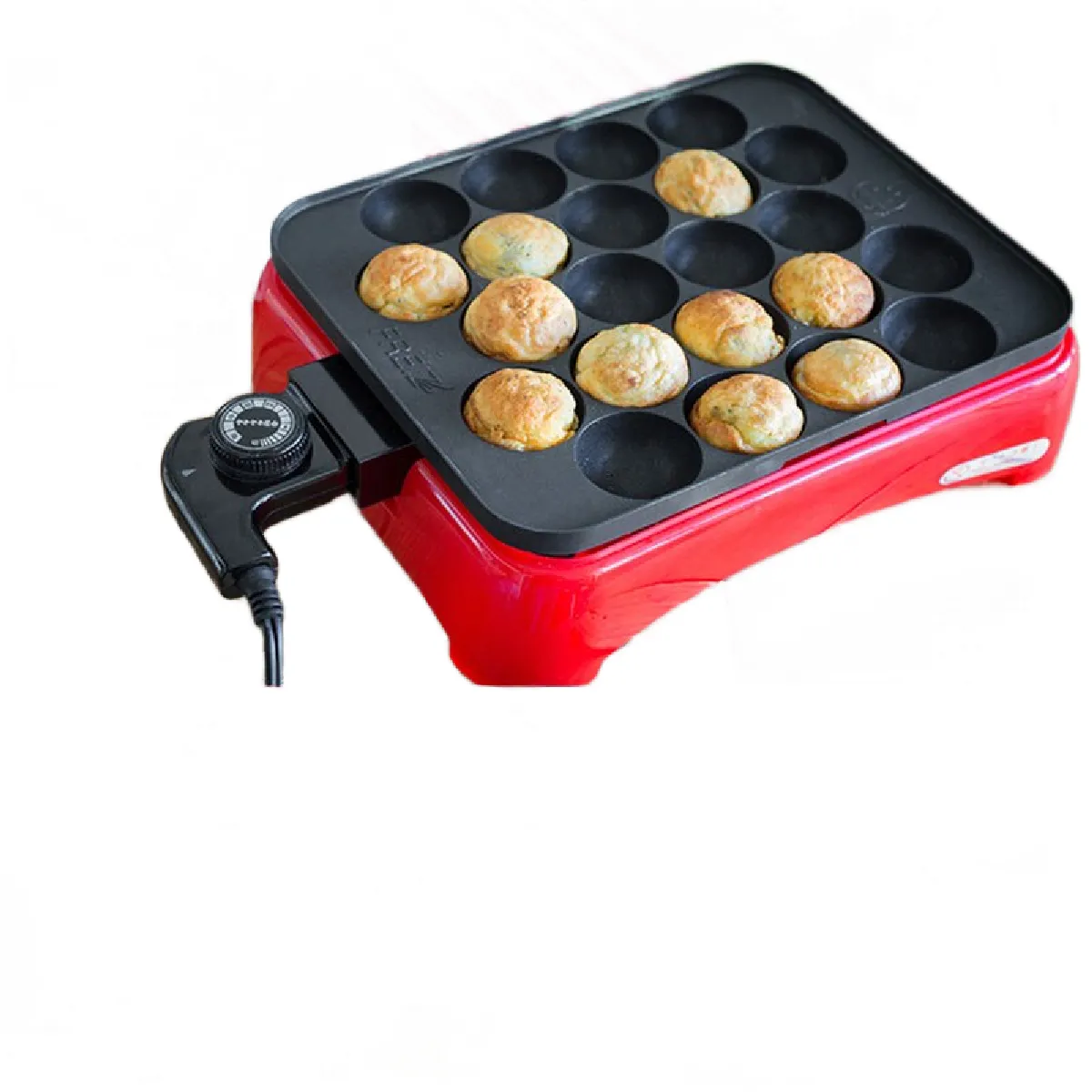 220V 800W Cherry Ball Baker Home Electric Octopus Ball Grill Professional Cuisine Tool   Waffles