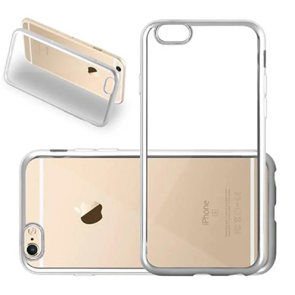 Coque iPhone 6 / 6S en Argent Étui