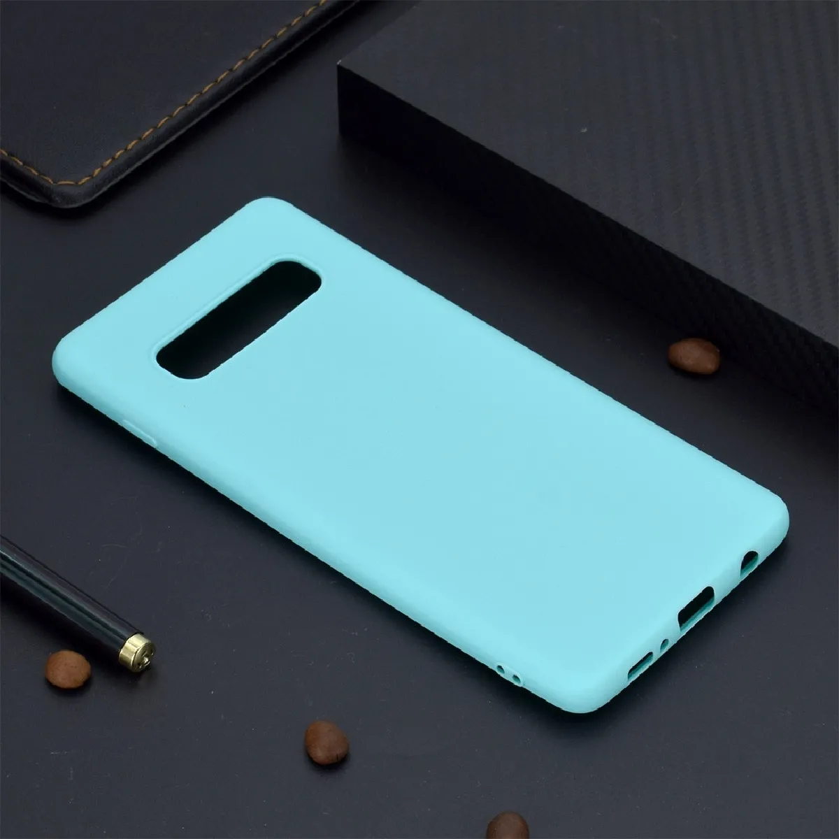 Coque Souple TPU Candy Color pour Samsung Galaxy S10 Vert