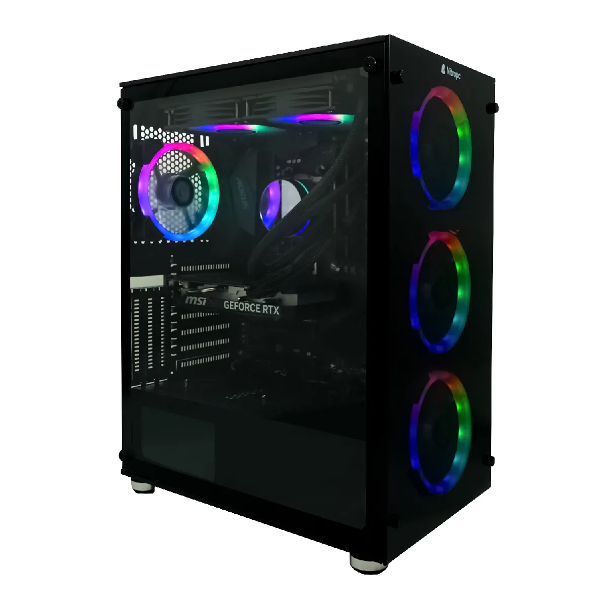 PC Gamer Nitropc Extrême Nitro Plus - Intel i9-12900KF, RTX 4070 SUPER 12Go, RAM 32Go, M.2 2To, Windows 11, WiFi