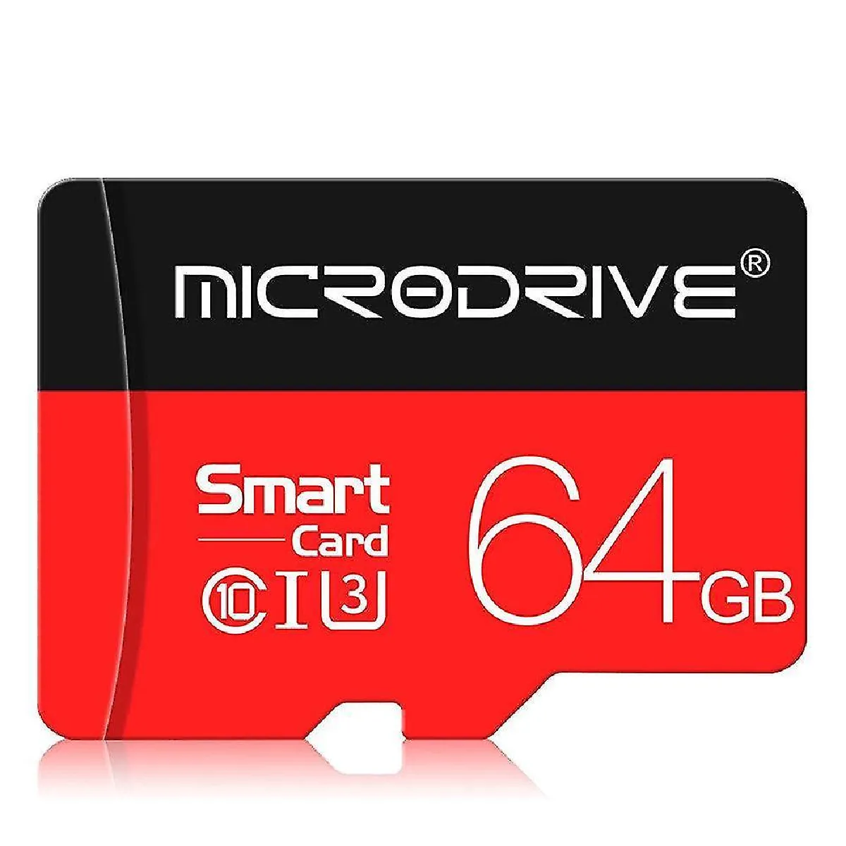 Classe 10 Red Micro SD Card 64 Go Carte mémoire MicroSD SD USB Flash pour smartphone