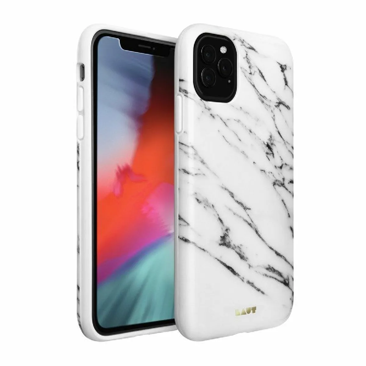 Laut Huex Elements - Coque iPhone 11 Pro Max (Marbre Blanc)