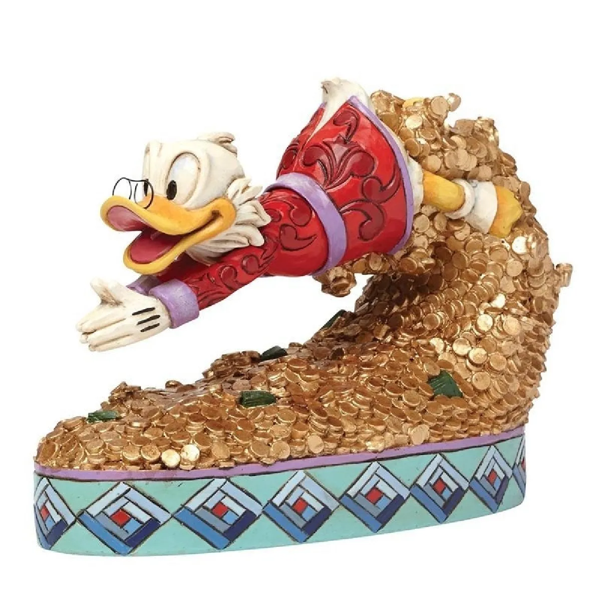 Figurine Picsou Plongeon - Scrooge Treasure Dive - Disney Traditions