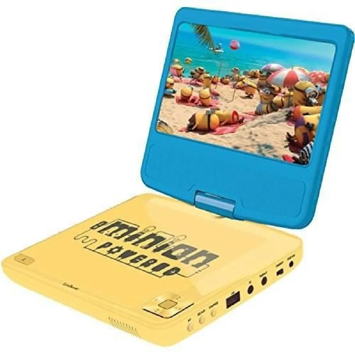 LEXIBOOK - LES MINIONS - Lecteur DVD Portable pour Enfant avec port USB