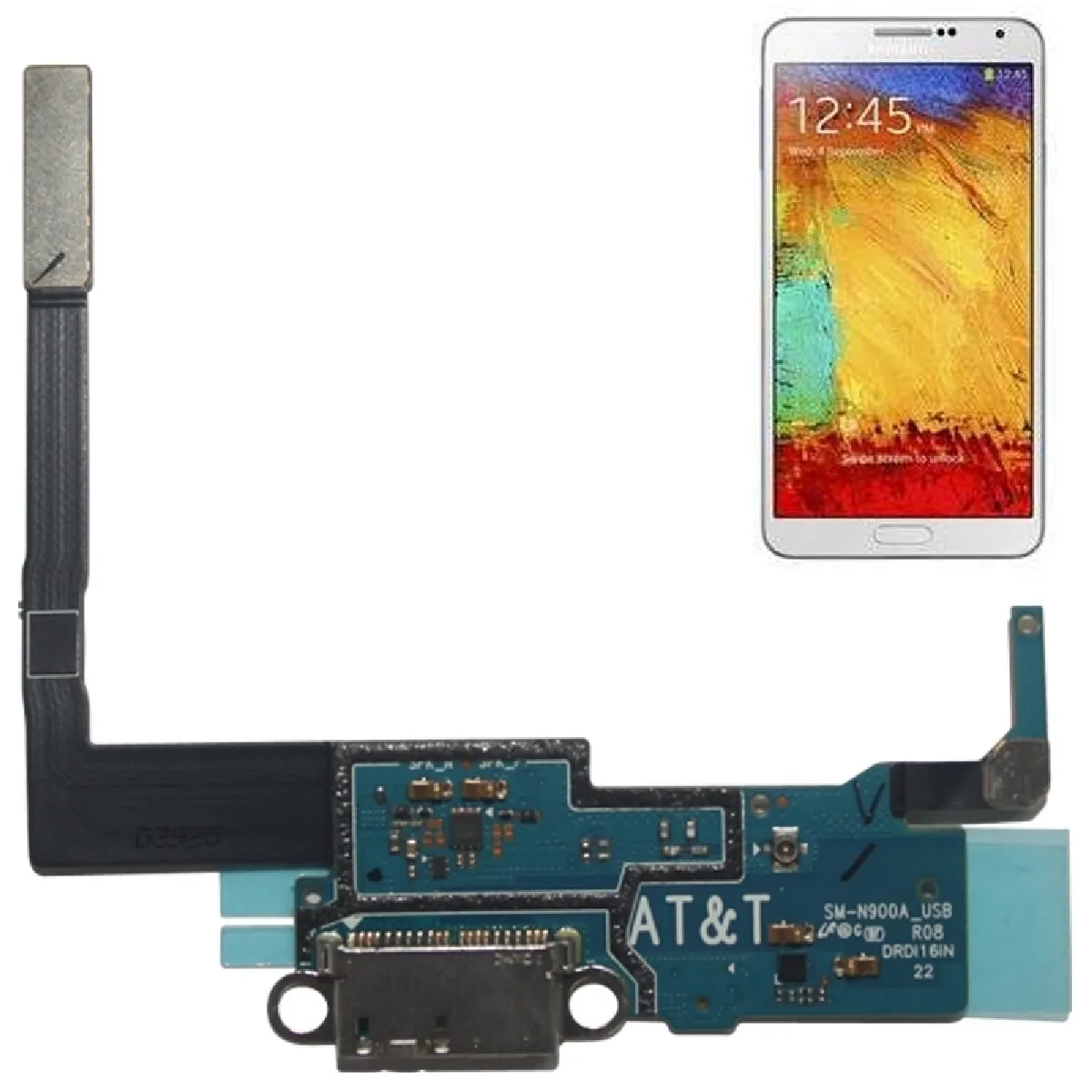 Pour Samsung Galaxy Note III / N900A Câble flexible Flex Flex Flex cable