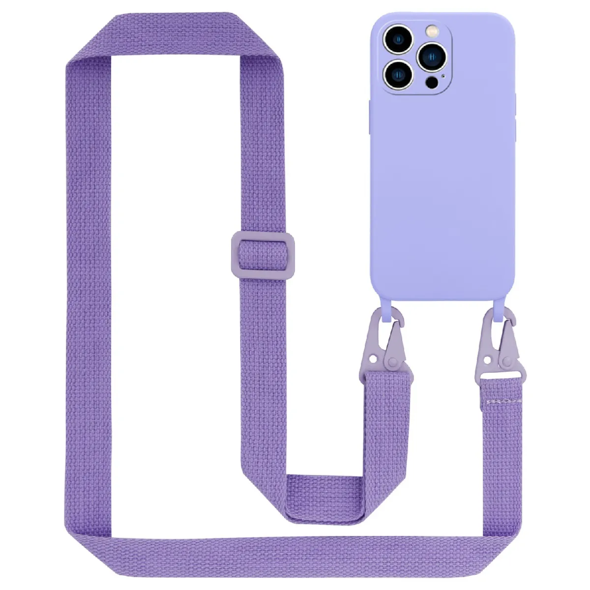 Etui iPhone 14 PRO MAX Coque en Mauve