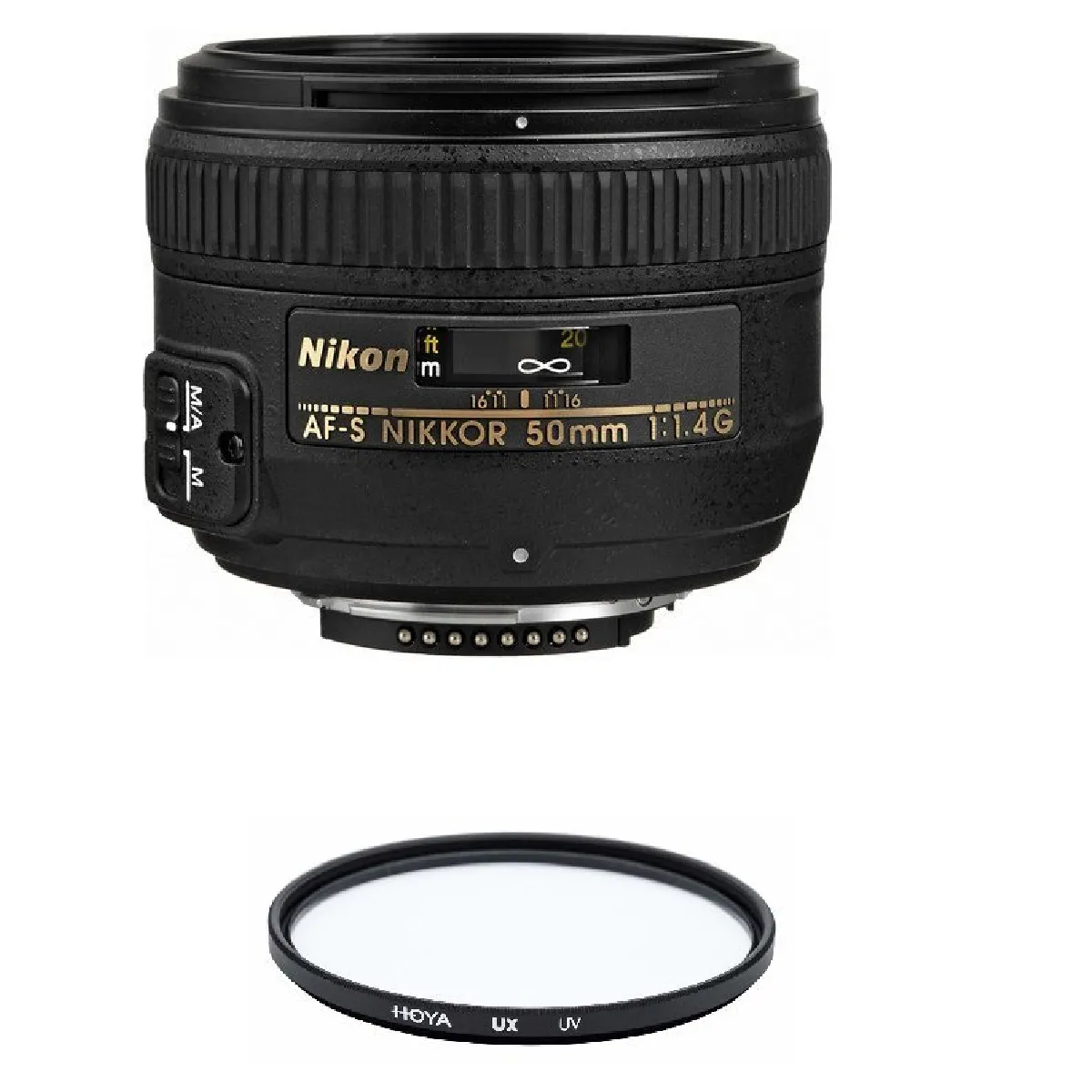 NIKON AF-S 50MM F1.4G + HOYA UX UV 58mm Filter