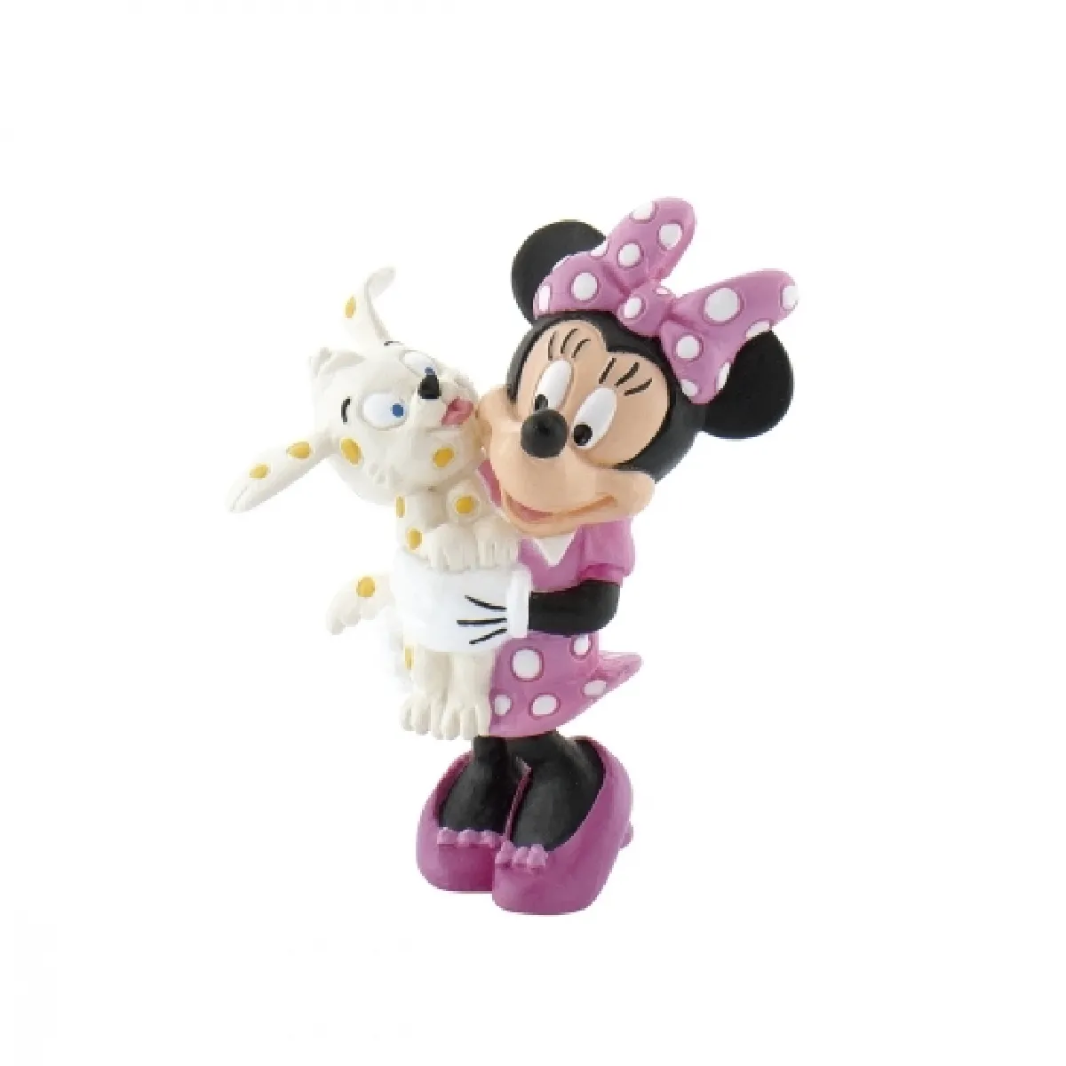 LA MAISON DE MICKEY Figurine Minnie avec chien 7 cm