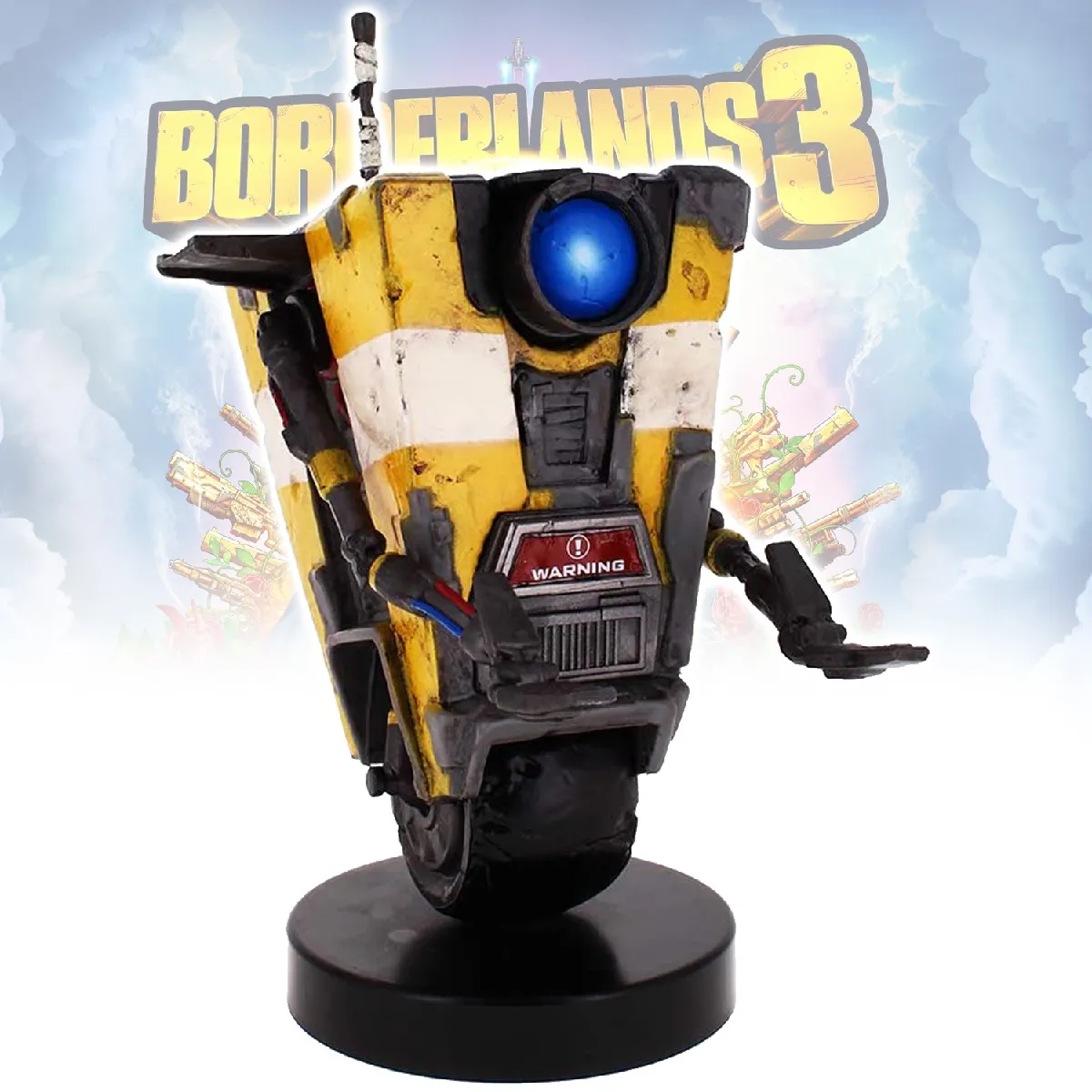 Figurine Borderlands Claptrap cable guy, Support compatible manette Xbox / PS4 / PS5 / Smartphone et autres