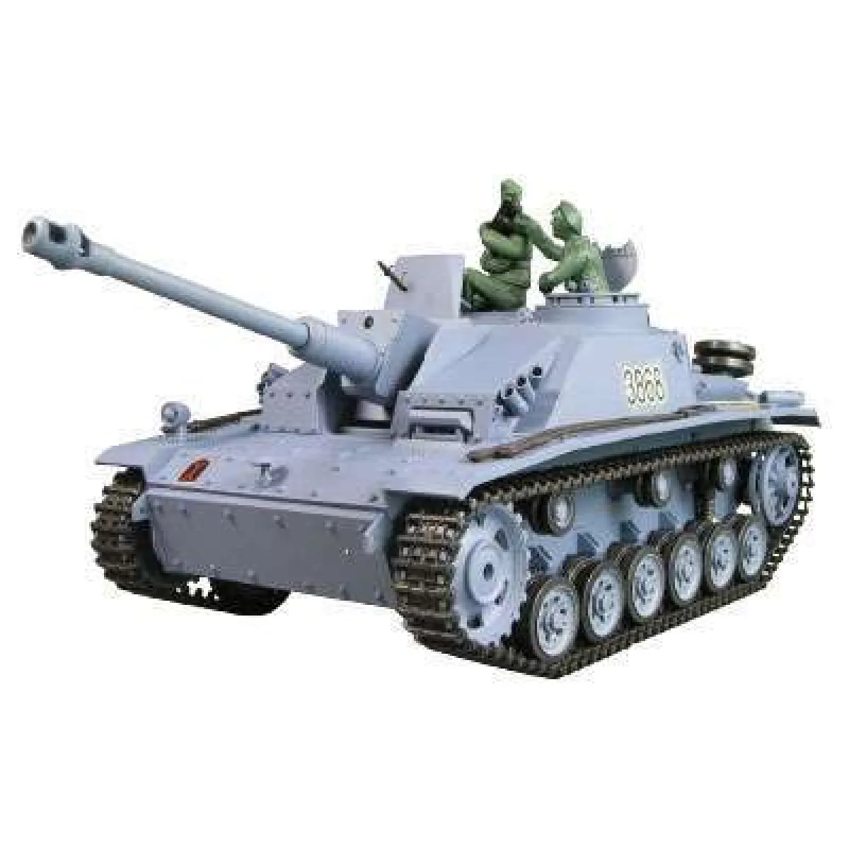 Char RC Sturmgeschütz III Son Fumée 2.4GHZ AMEWI QC Edition