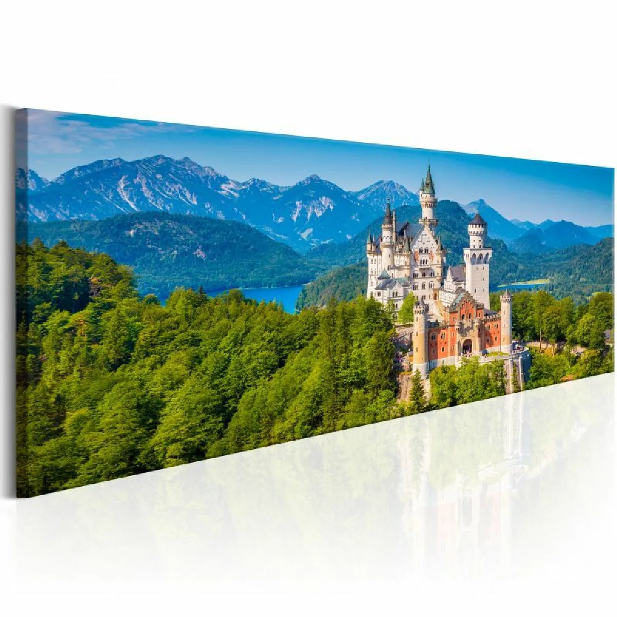 Tableau Magic Places : Neuschwanstein Castle 40 x 120 cm