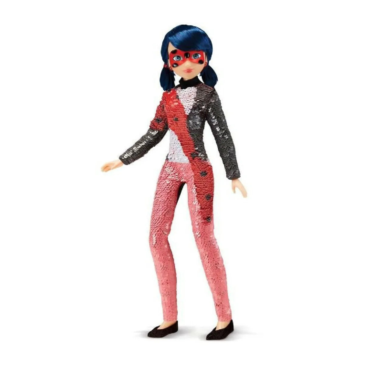 Miraculous Ladybug - Poupée a sequin - Marinette - 26 cm - BANDAI