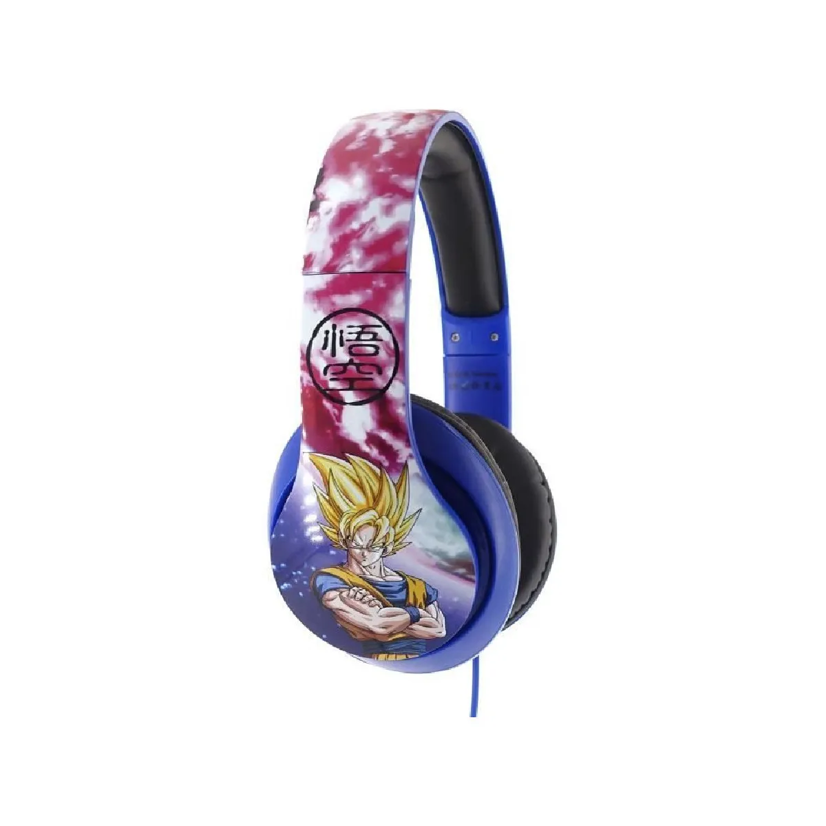 DRAGON BALL Z Casque audio Goku et Vegeta Space - Bleu