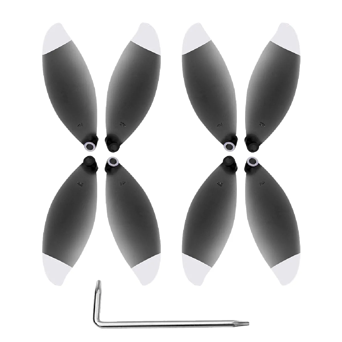 Propeller CCW / CW Prop pour Drone FPV Quadricoptère Parrot Anafi Ultra 4K Argent