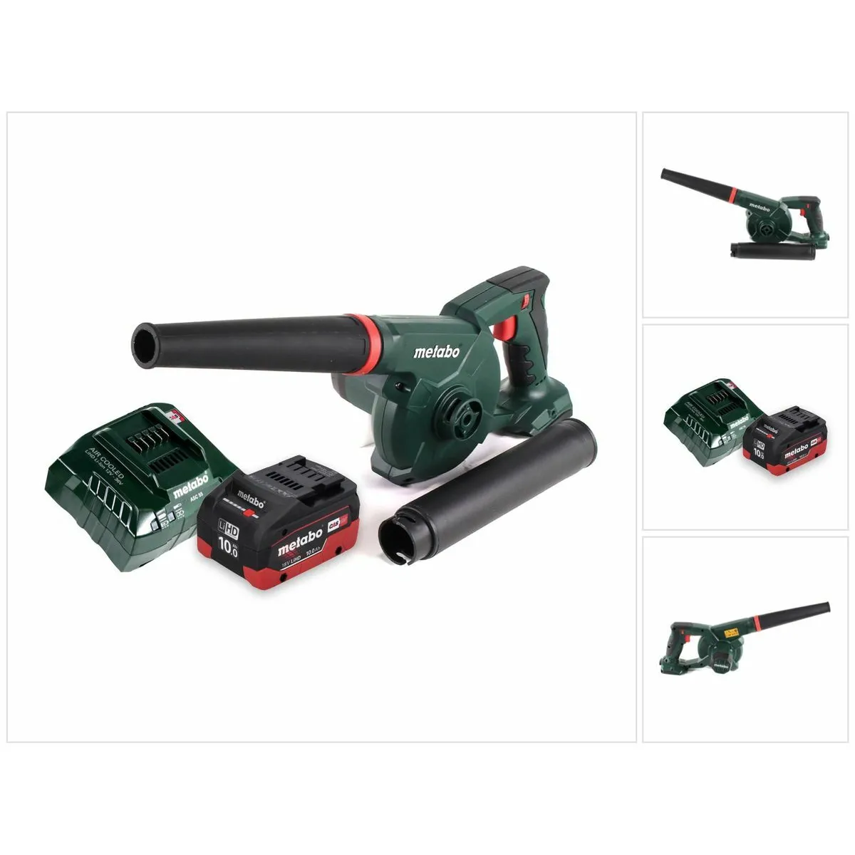 Metabo AG 18 Souffleur sans fil 18 V + 1x Batterie 10,0 Ah + Chargeur