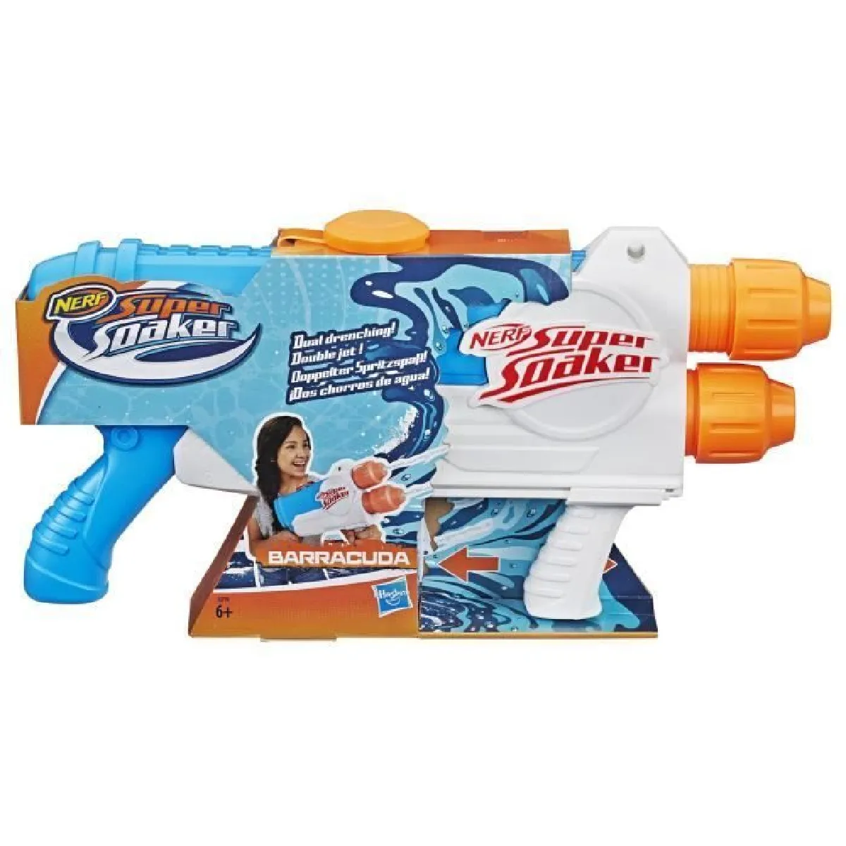 PISTOLET A EAU - JEU A JET D'EAU - BOMBE A EAU SUPER SOAKER - Barracuda - Pistolet a Eau