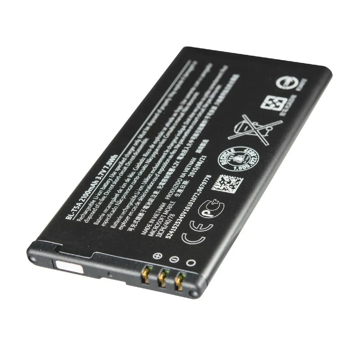 Batterie d'origine New Microsoft BL-T5A compatible pour Nokia Lumia 550