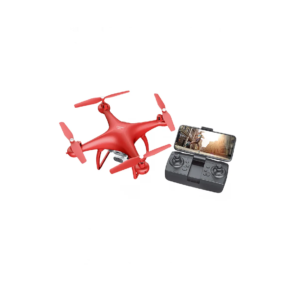 RC Drone FPV WiFi avec photographie aérienne Drone 4K HD Pixel Caméra Télécommande 4 axes Quadcopter Avion Longue durée de vie Jouet de vol