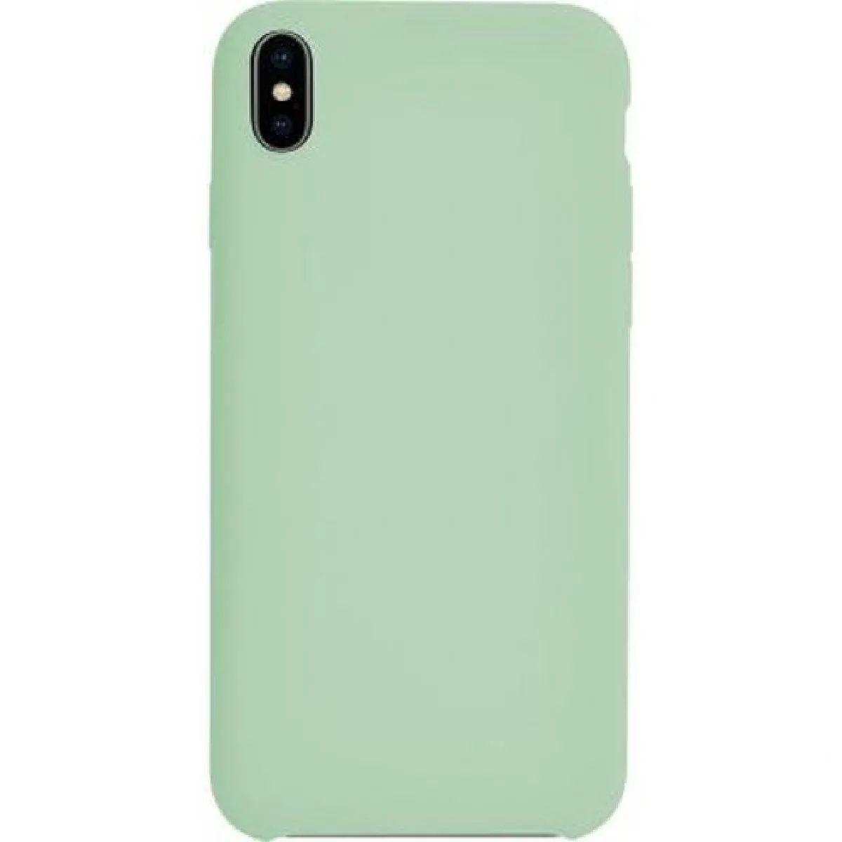 BigBen Connected Coque pour iPhone XS Max Rigide Soft touch en Silicone Vert