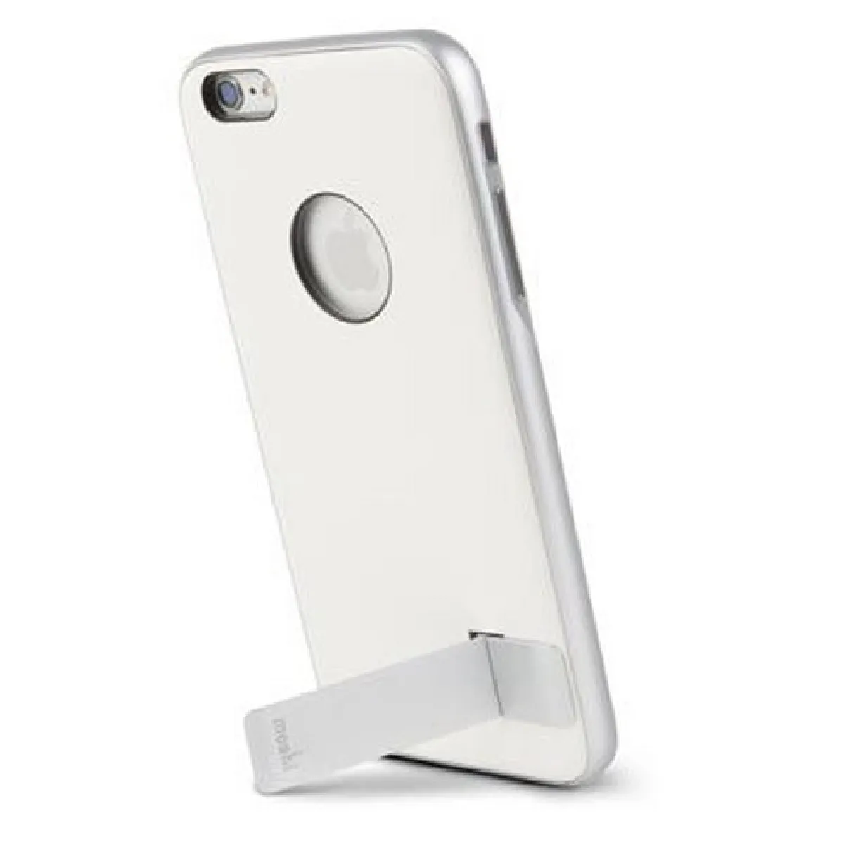 Moshi Coque pour iPhone 6 Plus/6SPlus iGlaze Rigide avec Pied KAMELEON Blanc