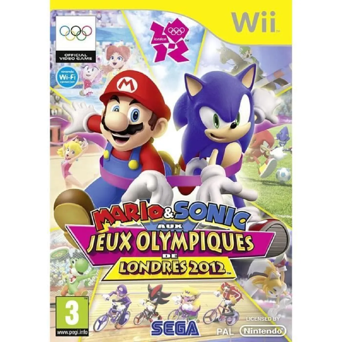 Jeu Mario & Sonic aux Jeux Olympiques de Londres sur Nintendo Wii Wii u