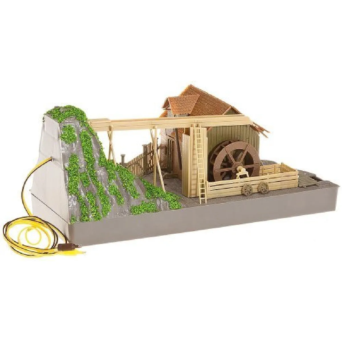 Faller 130225 Mill with waterwheel with Pump HO Scale Building Kit