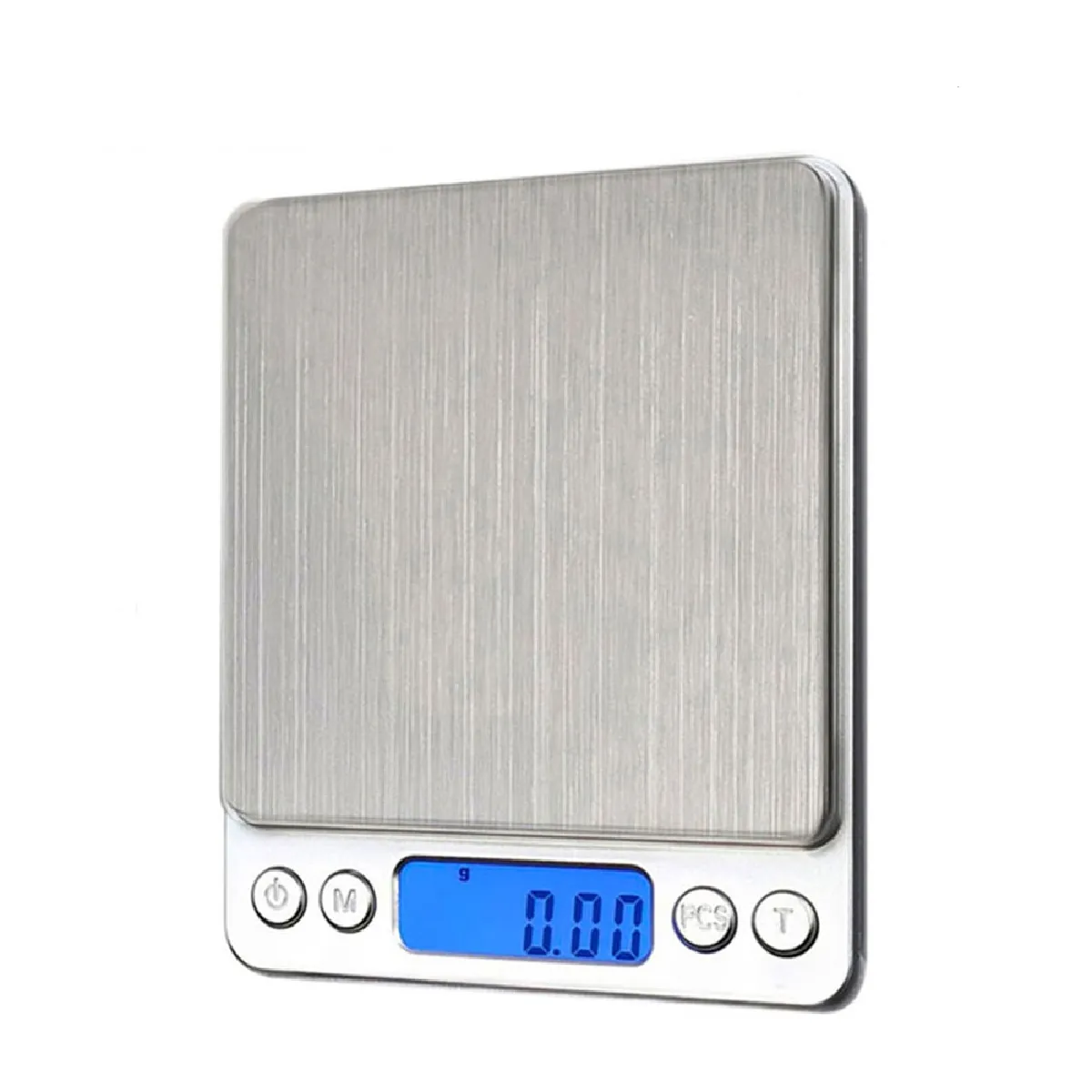 3000g/0.1g LCD portable mini balance numérique électronique sac boîte accessoires de cuisine postale balance de poids(Gris)