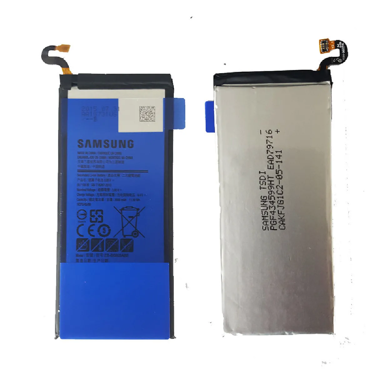 Batterie 3000mAh 3.85V 11.55Wh Pour Samsung Galaxy S6 Edge+ G928F