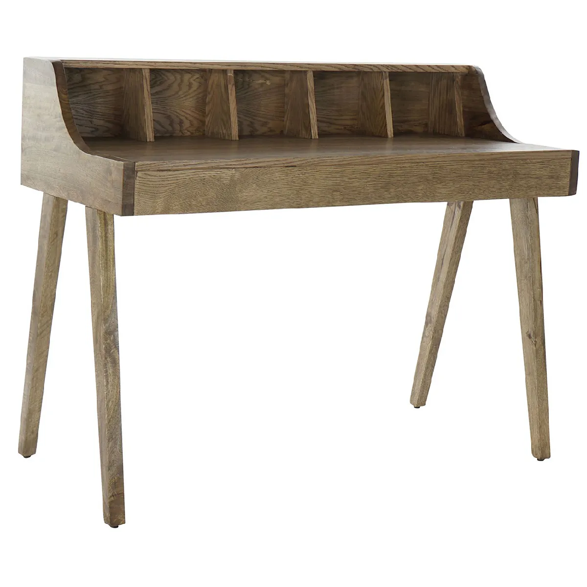 Bureau en bois de manguier coloris naturel - Longueur 120 x Hauteur 98 x Profondeur 60 cm