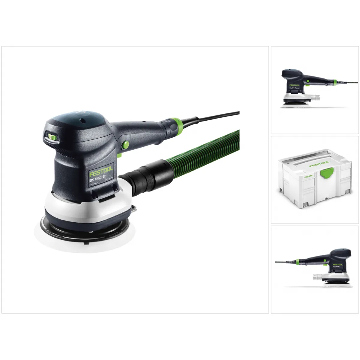 Festool ETS 150/3 EQ-Plus Ponceuse excentrique 310 W avec Coffret Systainer + Accessoires ( 575022 )