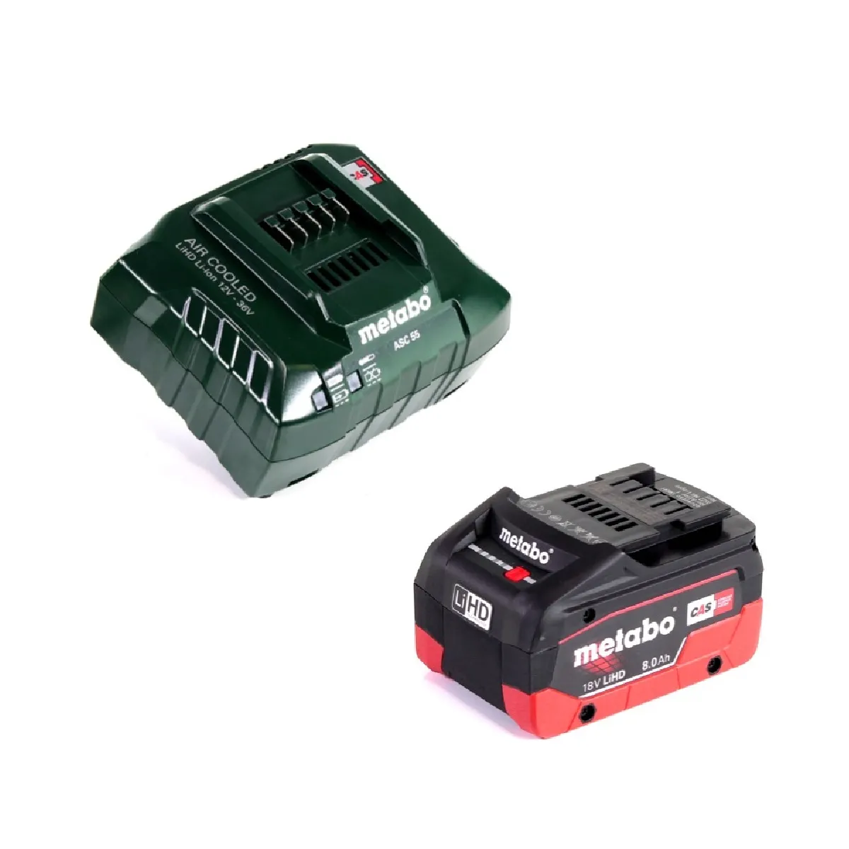 Metabo HG 18 LTX 500 Souffleur d'air chaud sans fil 18 V 300 - 500 ° C + 1x Batterie 8.0 Ah + Chargeur + Coffret MetaBox