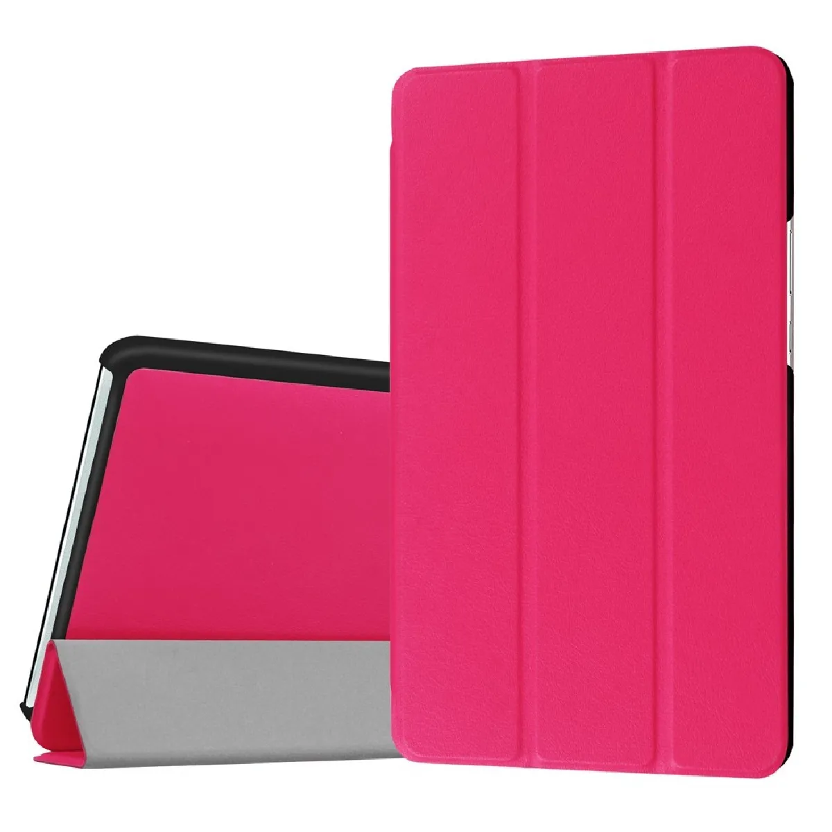 Etui en PU tri-pliure pour Huawei MediaPad M3 8.4 - Rose