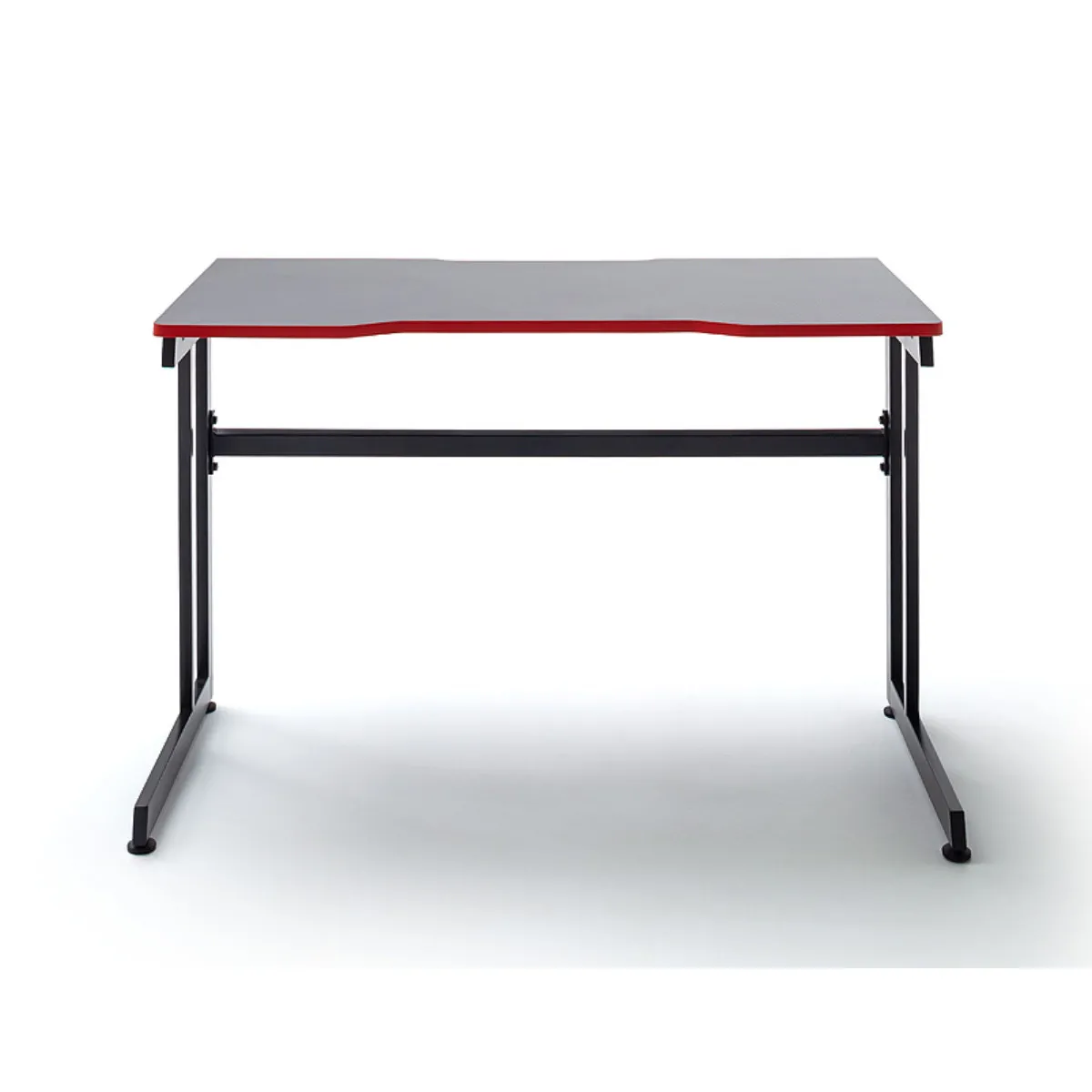 Bureau gamer, table de jeu coloris noir, rouge - Longueur 120 x Hauteur 75 x Profondeur 60 cm