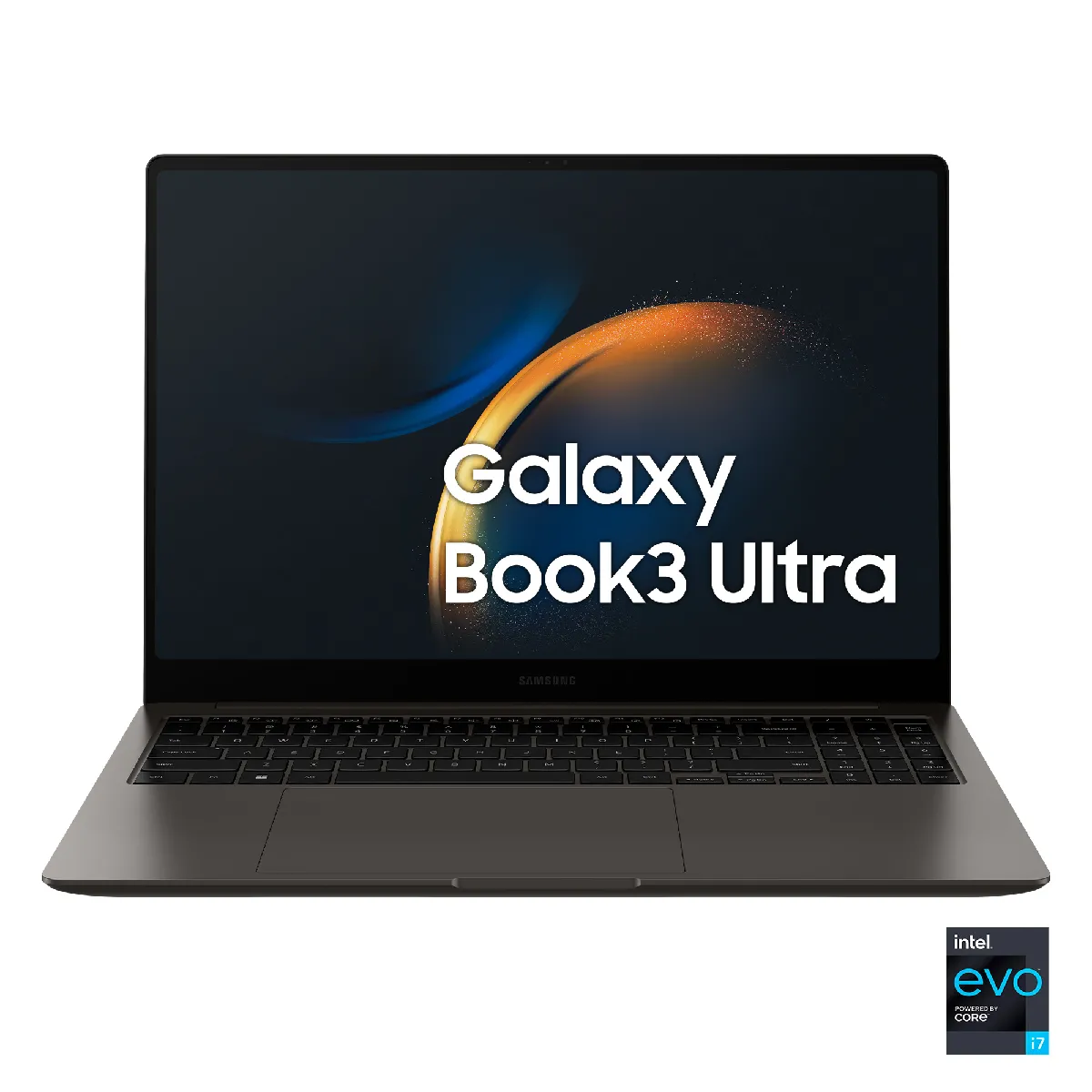 Samsung Galaxy Book3 Ultra NP960XFH-XA1IT laptop Ordinateur portable 40,6 cm (16') WQXGA+ Intel® Core™ i7 i7-13700H 16 Go LPDDR5-SDRAM 512 Go SSD NVIDIA GeForce RTX 4050 Wi-Fi 6E (802.11ax) Windows 11 Home Graphite