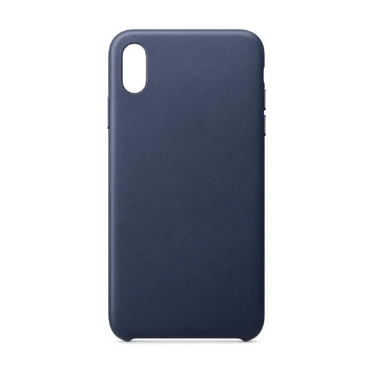 eco cuir coque cover pour iphone 12 mini bleu