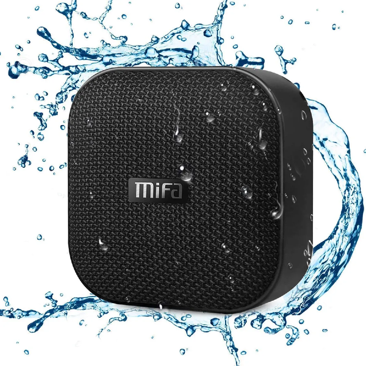 Enceinte Portable, MIFA A1 Haut Parleur Bluetooth et IP56 étanche et Anti-Poussière, Temps 15 Heures, Port Micro SD et Microphone Intégré pour iPhone iPad Samsung Nexus HTC et appareils Android(Noir)