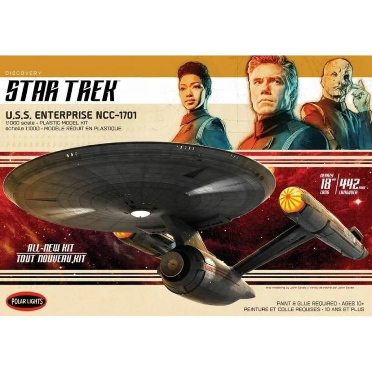 Maquette Star Trek Discovery Uss Enterprise Ncc-1701